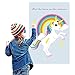Produktbild Polka Dot Sky Steck den Horn on The Unicorn Party-Spiele für Familien Kinder Party Spiele Einhorn Regenbogen Geburtstagsparty Lieferungen