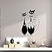 Produktbild zaosan Katze Hochzeit Vinyl Wandaufkleber Bräutigam und Braut Abnehmbare Aufkleber Wohnzimmer Schlafzimmer Dekoration Kunst Poster 42x53 cm