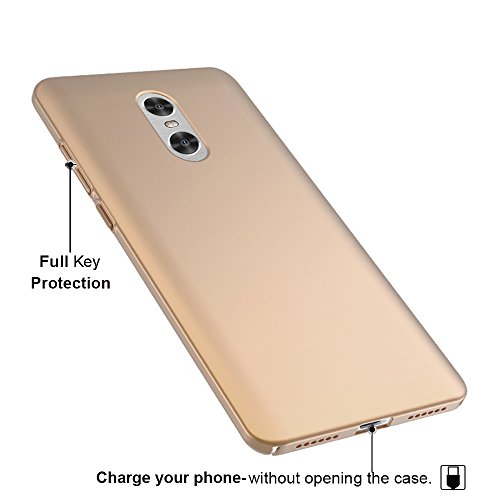 Oro Ultra-delgado Funda Case Cover y Protector de Pantalla Para Xiaomi Redmi Note 4 Vooway   MS70203