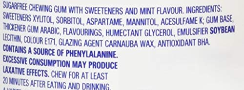 Wrigley's Extra Peppermint Sugarfree Gum 60 Pieces (Pack of 6) Wrigley's Extra Peppermint Sugarfree Gum 60 Pieces (Pack of 6) - Image 4
