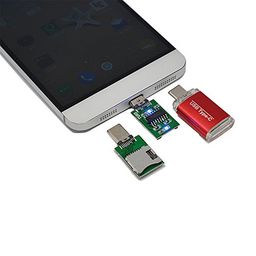 Gazechimp Usb 3.1 Typ C Micro-SD-Kartenleser OTG-Karte Für Macbook / Mac Luft / Pro PC - 2