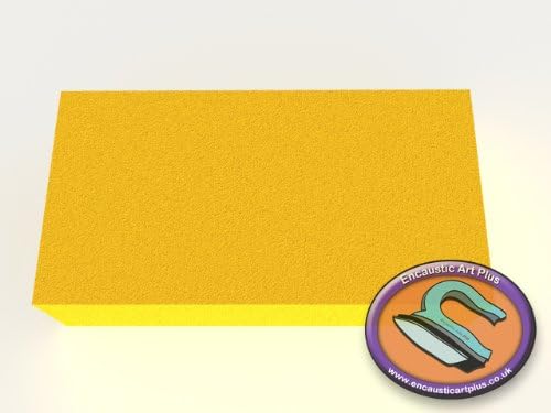 2 X Mid Yellow mixer Wax Blocks (Approx. size 11 X 24 X 42 mm each block)
