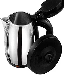 Info Center Electric Hot Water Kettle 2 Litres/ Automatic Cut Off Stainless Steel / Electronic Stainless Steel Electric Kettle, Silver(Silver and Black)