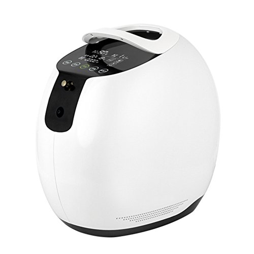 Preisvergleich Produktbild LIQICAI Mobiler Sauerstoffkonzentrator Sauerstofftherapie Gerät Zuhause Luftreinigungsapparat Mobiles Sauerstoffgerät 230V (Farbe : Weiß)