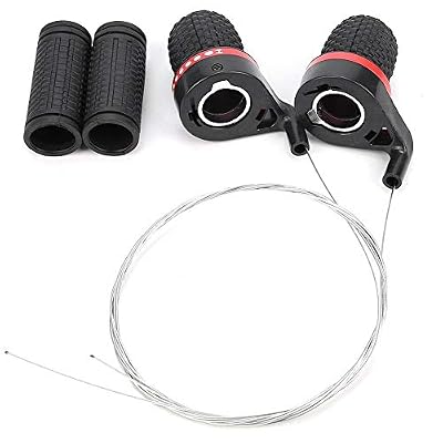 VGEBY1 1 Paire de Manettes de Vélo, Dérailleur de Vitesse de Vélo Poignée de Frein à Vélo Twist Shift pour VTT