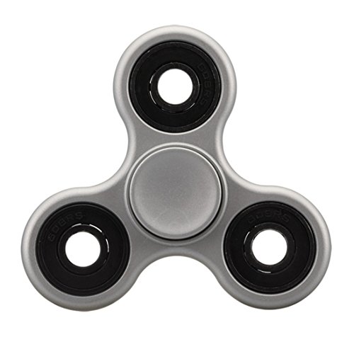 FEZZ Hand Spinner Tri-Spinner Fidget Toy Plastic EDC Dull Polish High Speed Time Killer for Autism and ADD ADHD Anxiety Stress Relief Focus Toys Gift 2017 (02 Silver) FEZZ Hand Spinner Tri-Spinner Fidget Toy Plastic EDC Dull Polish High Speed Time Killer for Autism and ADD ADHD Anxiety Stress Relief Focus Toys Gift 2017 (02 Silver)
