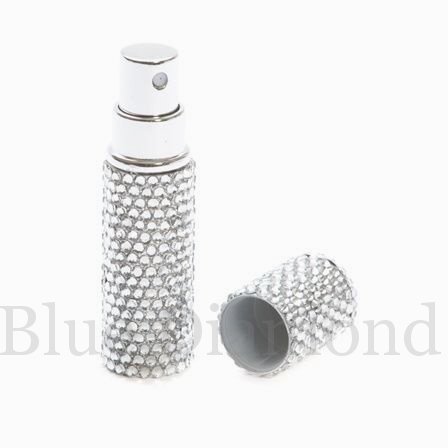 Sliver Diamante Perfume Atomiser / Atomizer Spray for Travel & Handbag