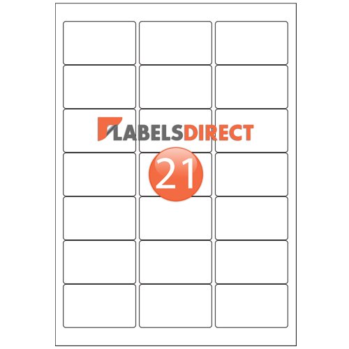50 Sheets Premium Quality A4 FBA Barcode Labels. 1050 Labels. 21 Labels per Sheet (63.5 x 38.1mm) for use with PDF Barcode Files Produced by Amazon Fulfillment Services Print Product Labels