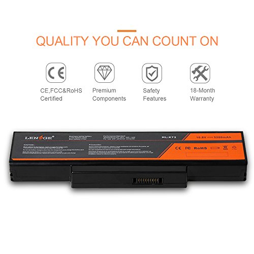 LENOGE Hochleistung Neue Akku Für Asus Ersatz Laptop Batterie K72 Serie K72, K72D, K72DR, K72DR-A1, K72DR-X1, K72DY, K72F, K72F-A1, K72F-A2B, K72F-TY005V, K72F-TY130V, K72F-TY279V - 3