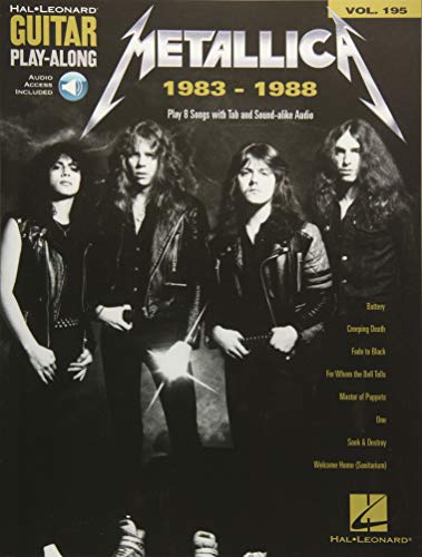 Guitar Play-Along Volume 195: Metallica 1983-1988