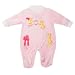 Baby Boys/Girls Just Too Cute Giraffe Sleepsuit (6-9 Months) (Blue)