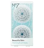 Boots No7 Beautiful Skin Facial Cleansing Brush Heads - Face Polisher Brush Heads - Exfoliating Brush Heads