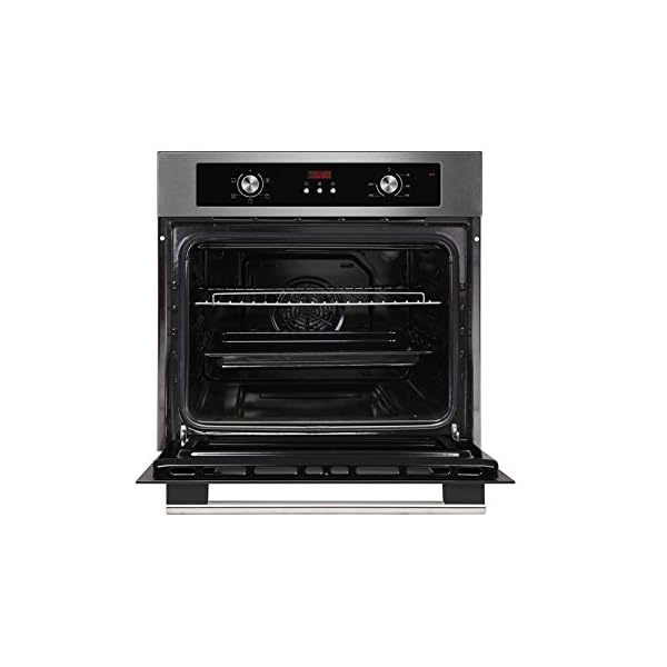 Cookology Built-in Electric Single Fan Oven in Stainless Steel with Programmable Timer & Digital Clock | COF605SS - Image 4