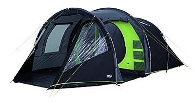 High Peak Tente Paros 5, Gris foncé/vert, L