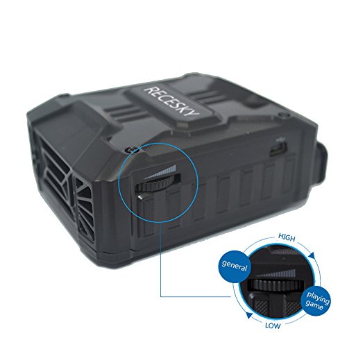 [Beste Laptop Kühler] RECESKY LPC-03 Air Extrahierung Laptop mit Vakuum-Lüfter – USB, Windsteuerung , leiser Betrieb, ultra-portable Heizkörper, CPU-Kühler, Lüfter-Kühlkörper für Notebook, Laptop - 3