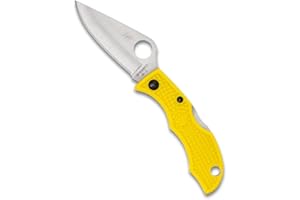 Spyderco SCLYLP3 Coltello Tascabile, Acciaio, Giallo