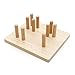 Rolimate Wooden Baby Shape & Color Recognition Colorful Geometric Board Stack & Sort Puzzle Toy