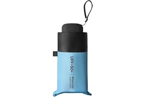 OAICIA Folding Umbrella, Mini Umbrella Portable Windproof Compact Umbrella UV Protection Lightweight Sun Protect Strong Sturdy Reinforced Umbrella for Mens Women