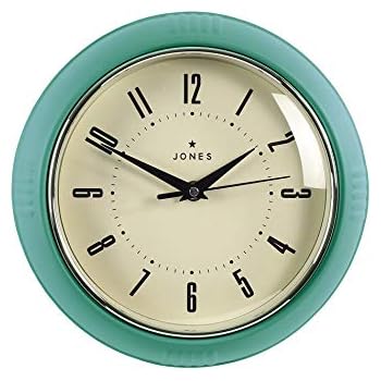 JONES CLOCKS® Ketchup-Wanduhr, Retro-Design, perfekt für die Küche