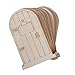 Produktbild Yetsier Vintage Fee Gartentür Home Decor Holz Mini Tür Figuren antike Weihnachtsschmuck (Stil 1)