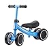 Produktbild Zerone Balance Roller, Balance Training Mini Bike Scooter Walker Roller für 1-2 Jahre altes Baby Mini Kinderscooter Kinderroller mit Abnehmbarem Sitz (Blau)