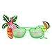 Produktbild 3 Stück Brille Hawaii Palme Flamingo tropischen Sonnenbrille für Hawai Luau Sommer Beachparty liefern