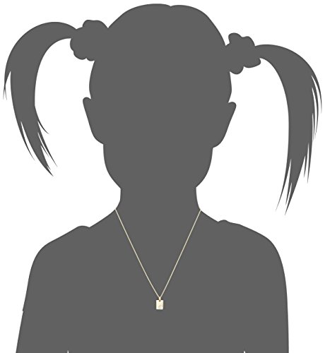 XAANA-Kinder-Kette-mit-Anhnger-Premium-333-Gelbgold-teilrhodiniert-38-cm-AMZ0427