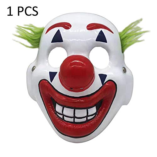 SH-Flying 2019 Maschera da Clown,Halloween Horror Latex Clown Maschera per Adulti Bambini Cosplay DC Movie Spaventoso Clown Costume da Festa di Halloween