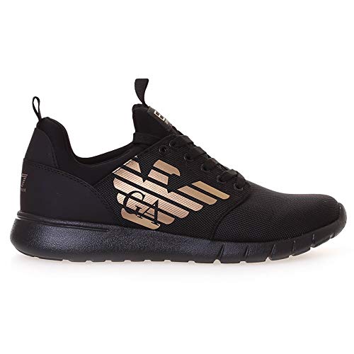Emporio Armani EA7 Zapatillas Hombre Black/Gold 43 1/3 EU