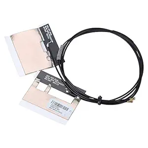 2Pcs/Set DIY 2.4/5G IPEX4 Port M.2 Antenna for MU736 Wireless Network Card, 48 cm + 53cm Antennas Strong Signal WiFi Receiver (4-Generation IPEX Interface) for Notebook Computer, Tablet