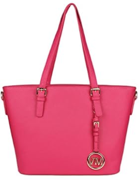 Vanessa & Melissa Handtasche - Damen Shopper Tasche Schultertasche PU Leder Kunstleder Farbauswahl