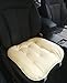 Produktbild Big Hippo Auto Sitzkissen - weiches Autositzkissen, bequeme Sitzauflage für Home Office Travel Universal Auto Sitzauflagen, beige