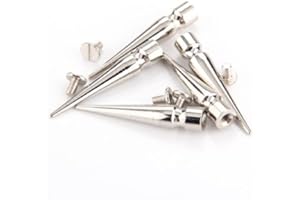 Ecloud Shop® 5 Kupfer Eisen Nieten Motivnieten Ziernieten 9x50mm Schraubnieten Gothic