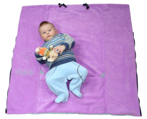 ByBoom® – Sommer-Kinderwagen Fußsack 2in1; Universal Fußsack und Decke für Babyschale, Autokindersitz, z.B. für Maxi-Cosi, Römer, Buggy, Babybett - 7