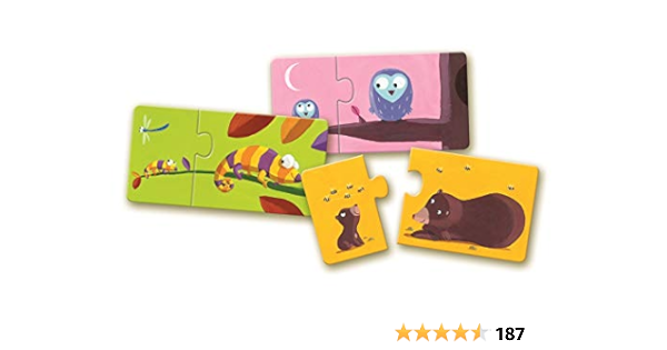 Djeco Puzzle Duo Maman Et Bebe 2 Pieces Amazon Fr Jeux Et Jouets