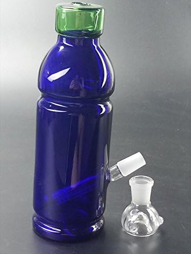 DEKING Blue Handmade Glass Bottle 14.4mm Joint