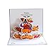 Produktbild Amosfun Thanksgiving Gift Card 3D Pop up Türkei Hexe Kürbis Gruß für Kinder Urlaub Grüße
