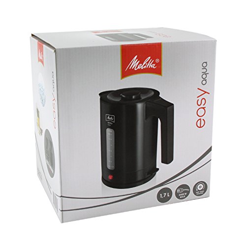 Melitta Wasserkocher Easy Aqua 1,7 Liter Hochglanz 2.400 Watt, schwarz 101602 - 6