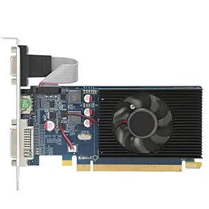 Graphics Card, 2G 64Bit DDR3 PCI Express 3.0 Computer Office Desktop Graphics Card HD6450, Work Quietly with Low Noise, Stable Structure and Excellent Performance, Stable and Durable