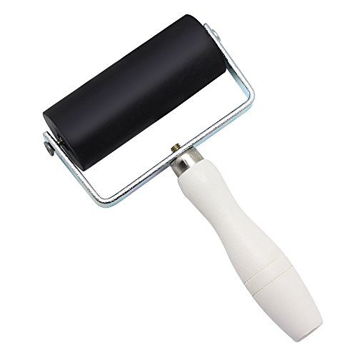 Homgaty Professional Ink Painting Rubber Brayer Printmaking Roller Art Stamping Tool by Homgaty - 3