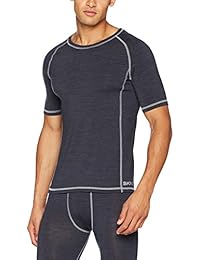 Skiny Active Wool Shirt Kurzarm, Camiseta Térmica para Hombre