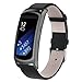 Produktbild Skryo Lederarmband mit Adapter für Samsung Gear Fit2 / Fit 2 Pro (Schwarz)