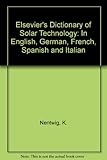Image de Elsevier's Dictionary of Solar Technology