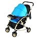 Produktbild HEUFHU888 Zweiwegewagen - Home Schaukelstuhl, Verstellbarer Wagen für mehrere Standorte, schnell faltender vierrädriger Wagen (Farbe : Blau)