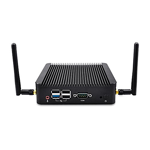 Mini PC Linux Ubuntu Computer Dual Gigabit Ethernet 2G Ram 64G mSata SSD 300M Wifi Quad Core J1900 CPU - 2