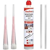 Fischer Mounting Mortar 300 T, 1 Cartridge 490 g, 2 x FIS Static Mixers, 2 x Mixer Extension