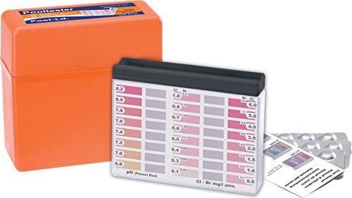 I.D de Piscina Pool Tester, Naranja, 11,2 x 11 x 4,5 cm, PT100