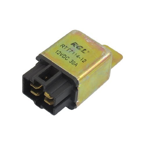 Dimart DC 12V 30A NO 4 Pins 6mm Mounting Hole 4 Pins Socket Automotive Truck Car Relay by Dimart
