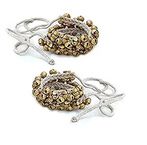 VISHAL INDIA CRAFT Ghungroo 25 Bell Pair 1.6 cm, Kathak Ghungru 25 Bells - Dancing Bells Anklets