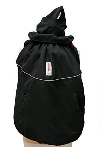manduca by MaM 199-41-13-003 Deluxe Cover Flex, Regencover, one size, schwarz - 8
